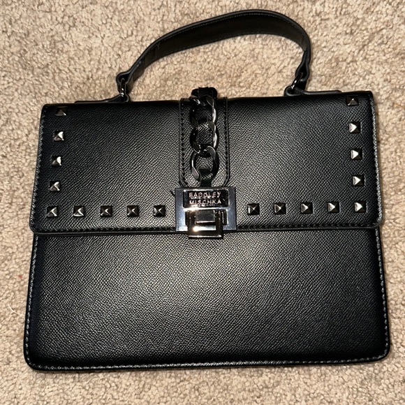 Badgley Mischka Bags Badgley Mischka Vegan Leather Black Handbag